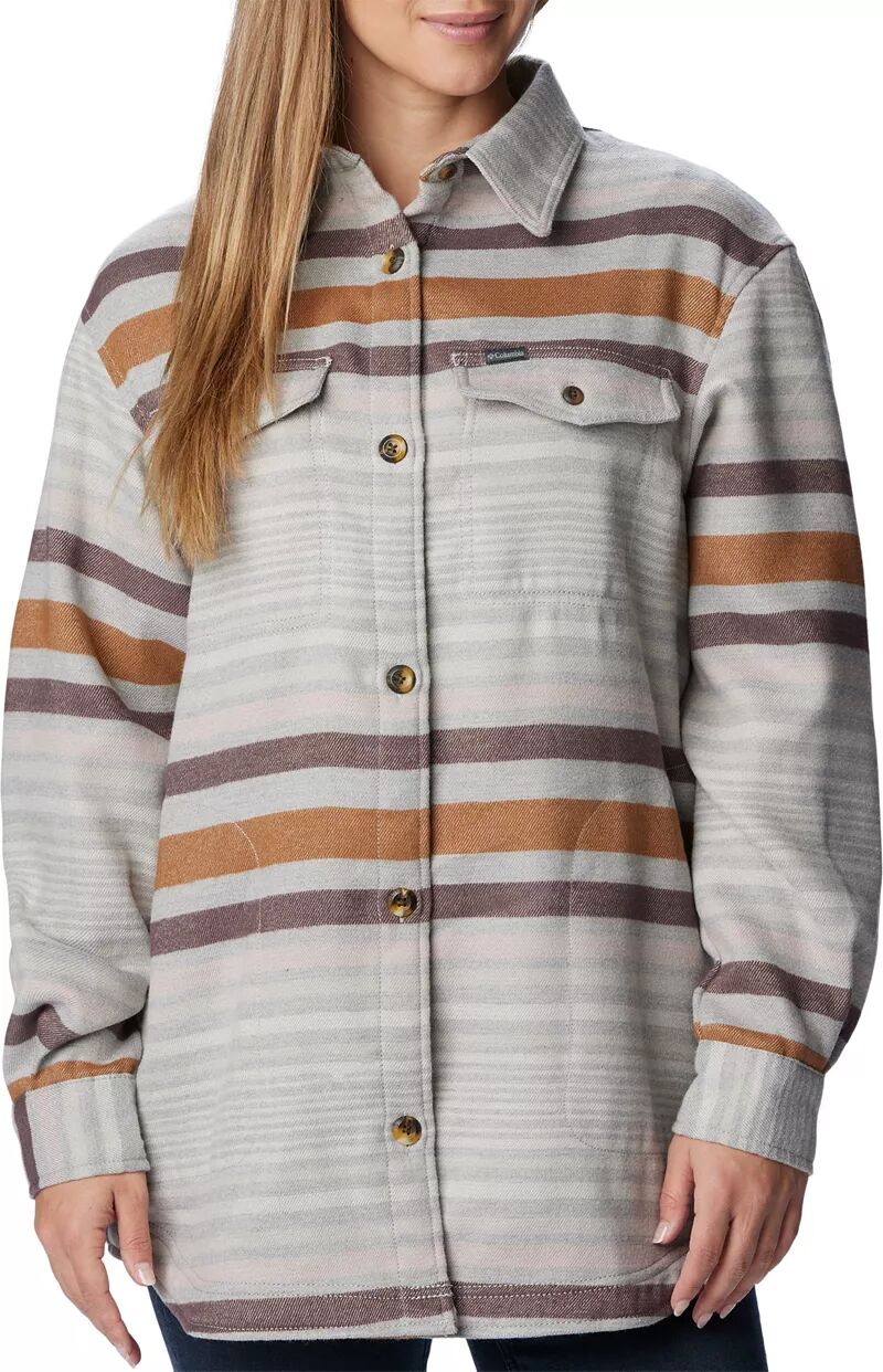 цена Женская куртка-рубашка из ситца Columbia Columbia, серый