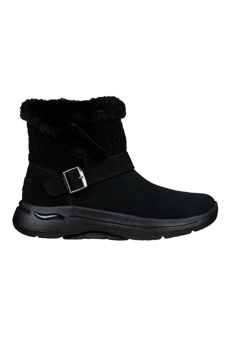 

Замшевые ботинки Go Walk с арочным кроем Skechers, черный