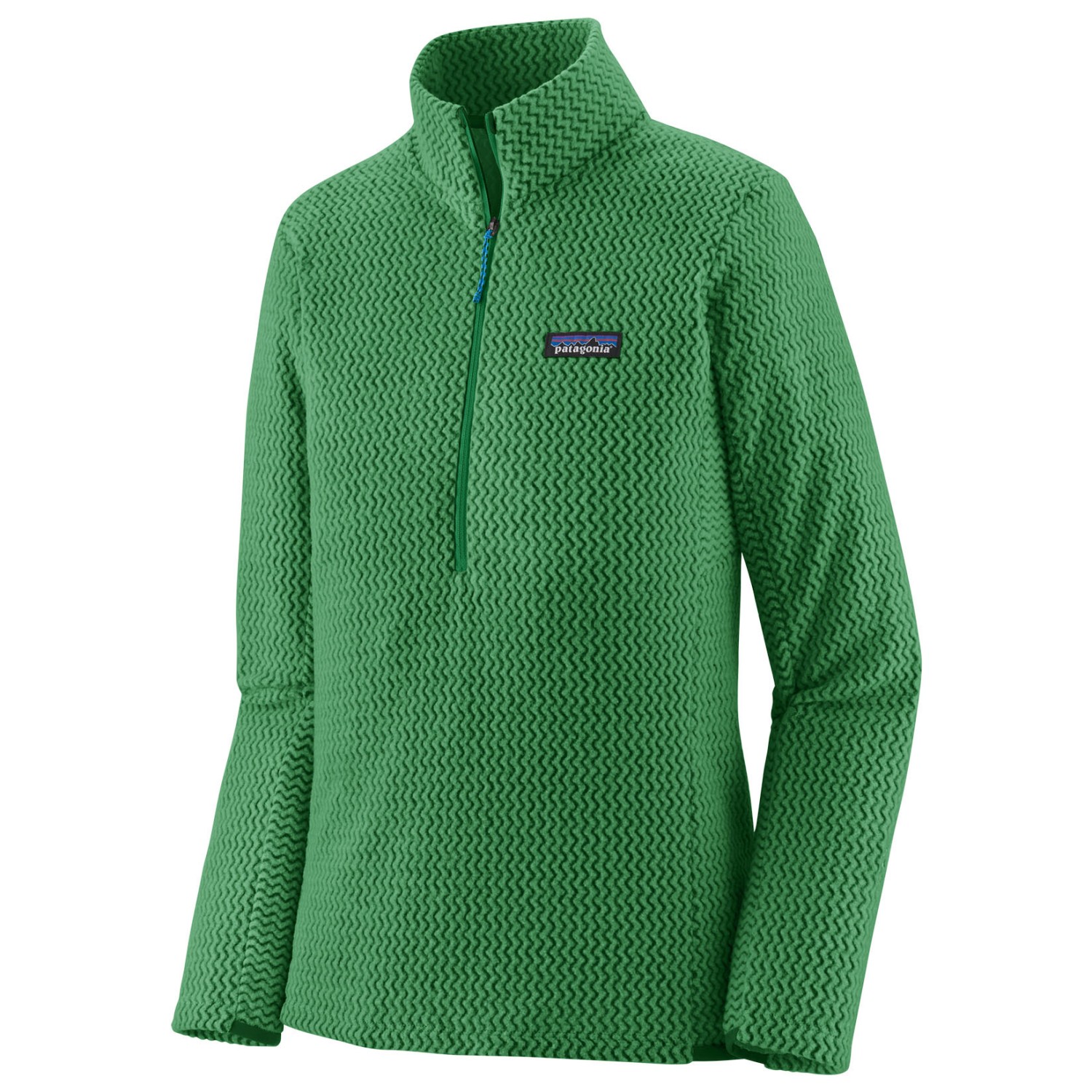 Флисовый свитер Patagonia Women's R1 Air Zip Neck, цвет Gather Green