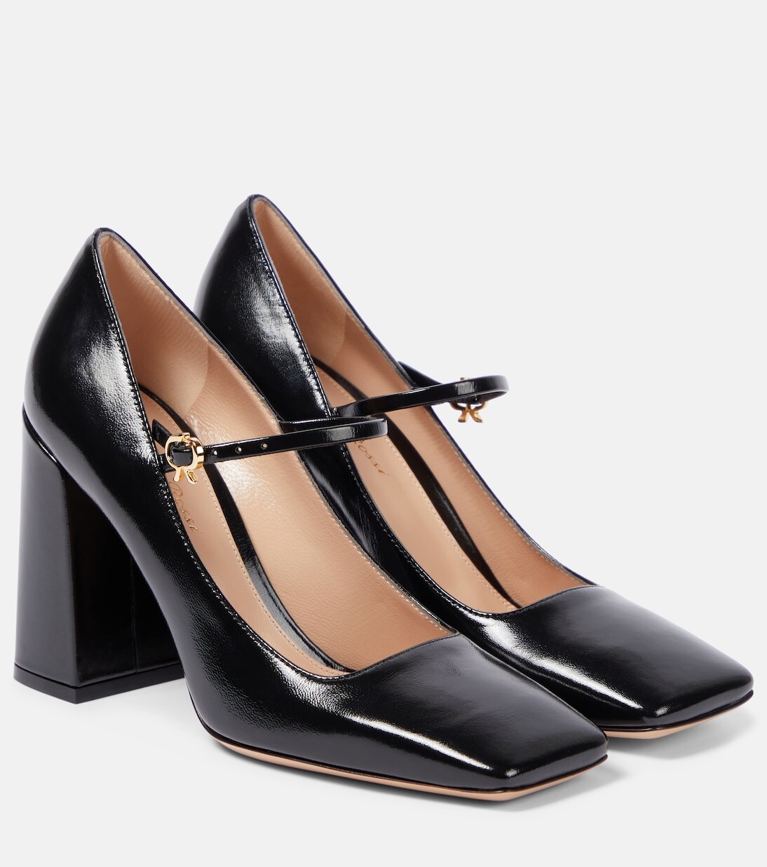 

Кожаные туфли мэри джейн nuit Gianvito Rossi, черный