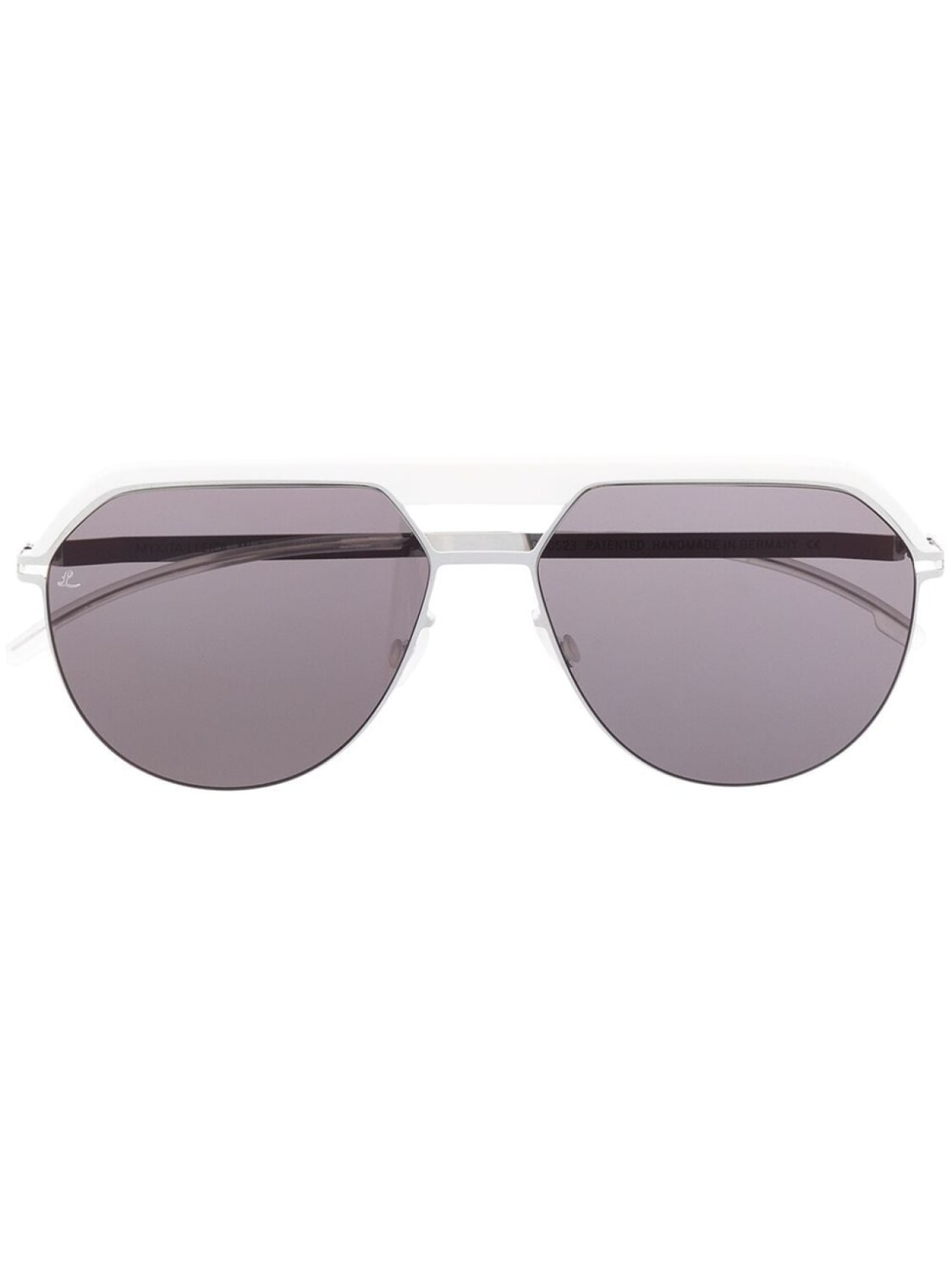

Mykita солнцезащитные очки-пилоты, серебряный