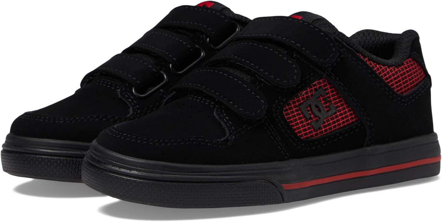 Кроссовки Pure V DC, цвет Black/Black/Red кроссовки dc dc pure sneaker цвет black pirate black