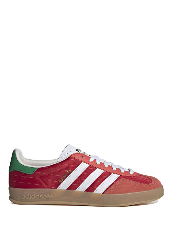 

Кроссовки Gazelle комнатные женские кожаные Adidas, красный