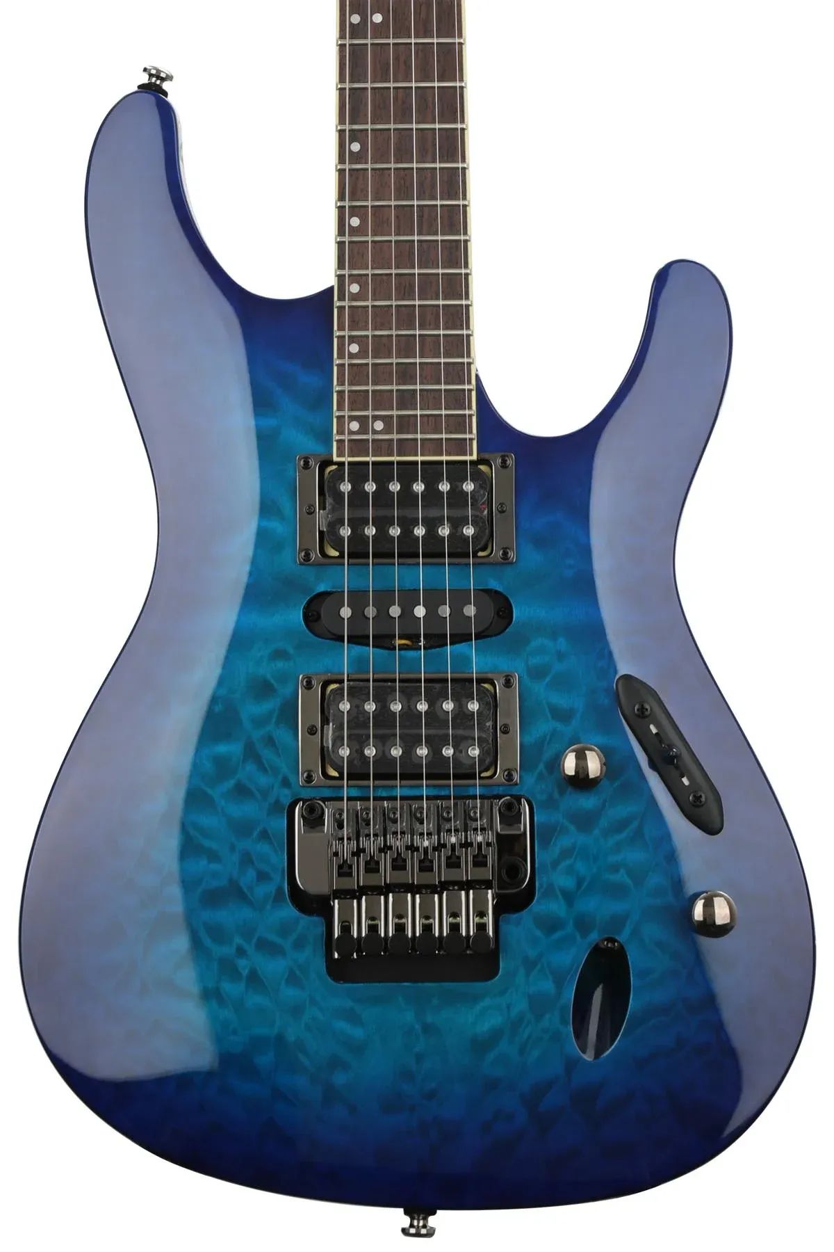 

Электрогитара Ibanez S670QM - сапфировый синий