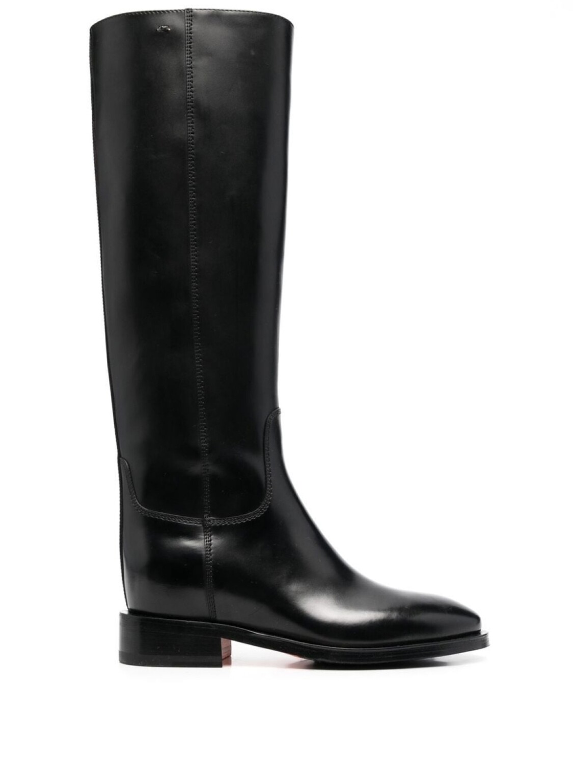 

Santoni сапоги на молнии, черный