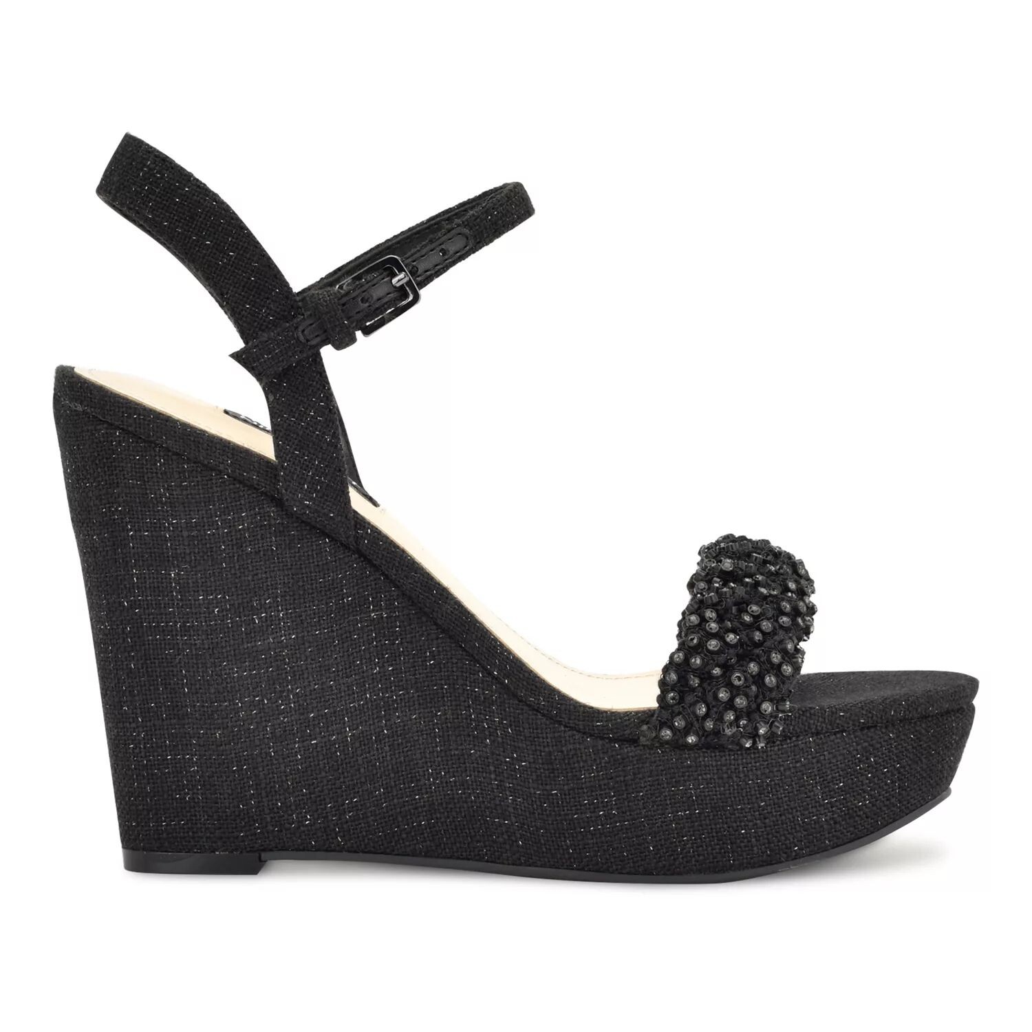 

Женские босоножки на танкетке с украшением Nine West Halora Nine West