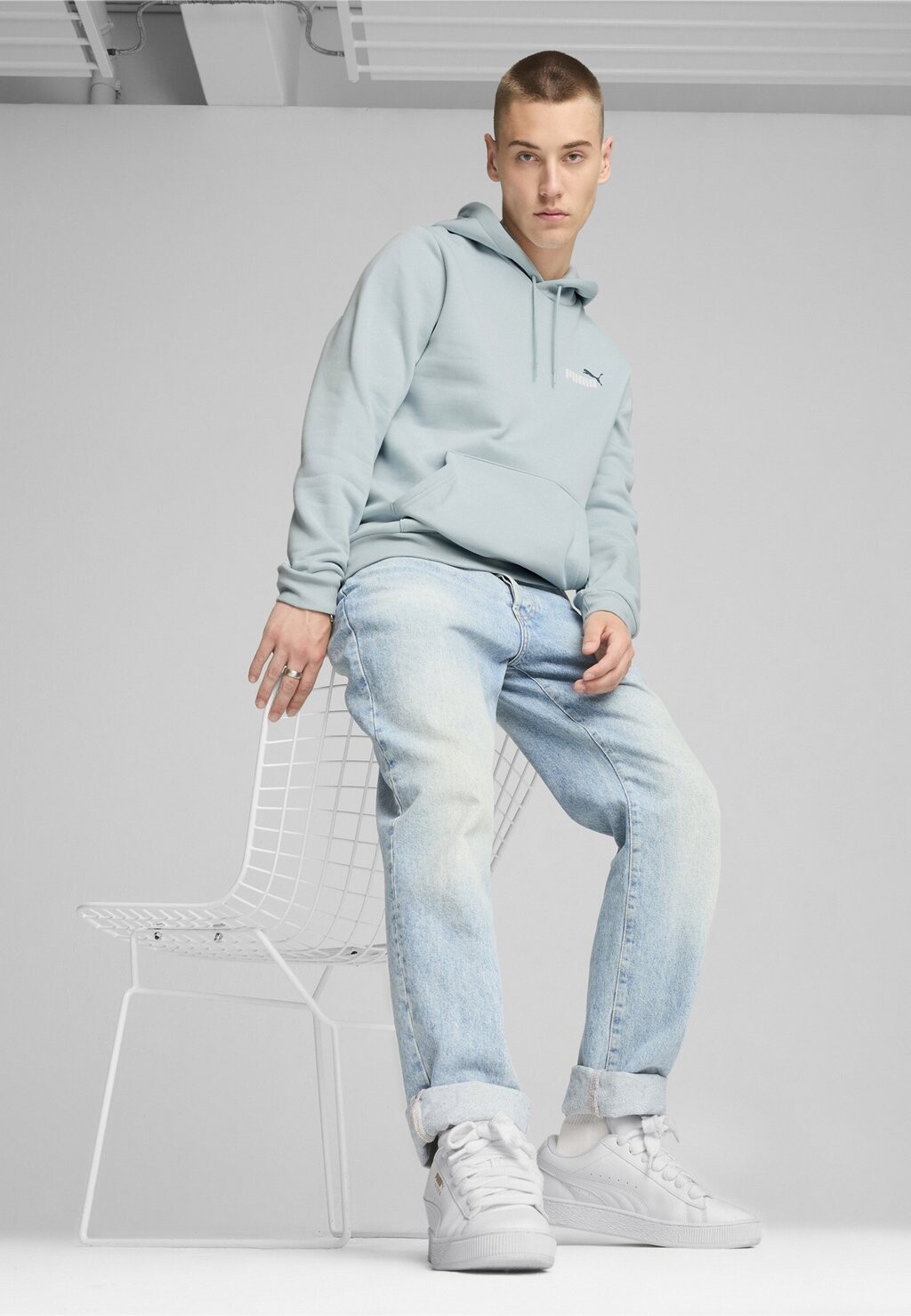 

Толстовка с капюшоном SMALL LOGO Puma, синий