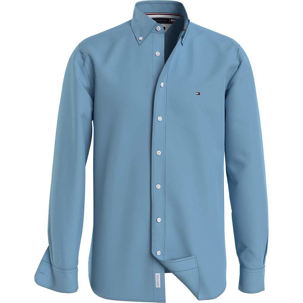 

Рубашка с длинным рукавом Tommy Hilfiger Flex Poplin Rf, синий