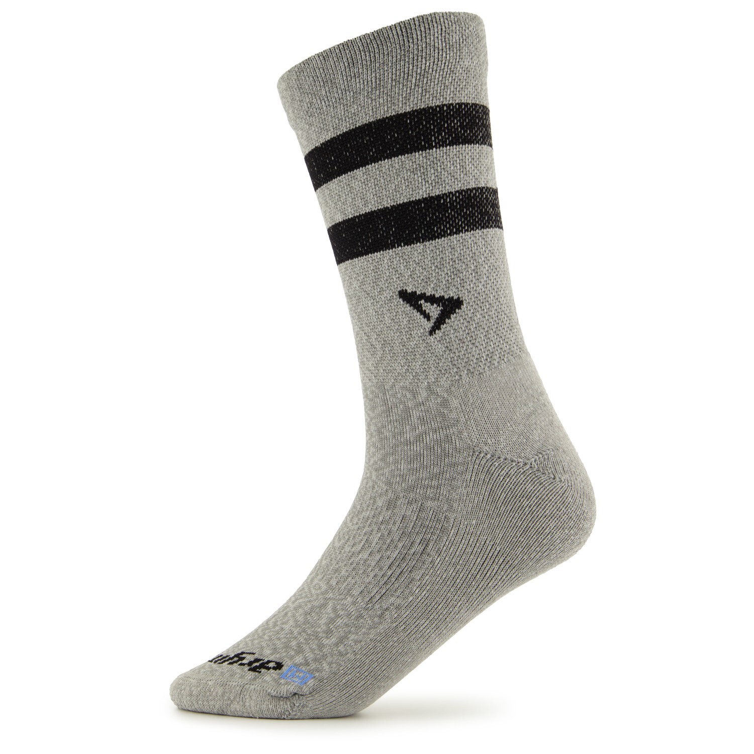 

Носки для бега Drymax Lite Trail Running Crew, цвет Gray Heathered/Black Stripes