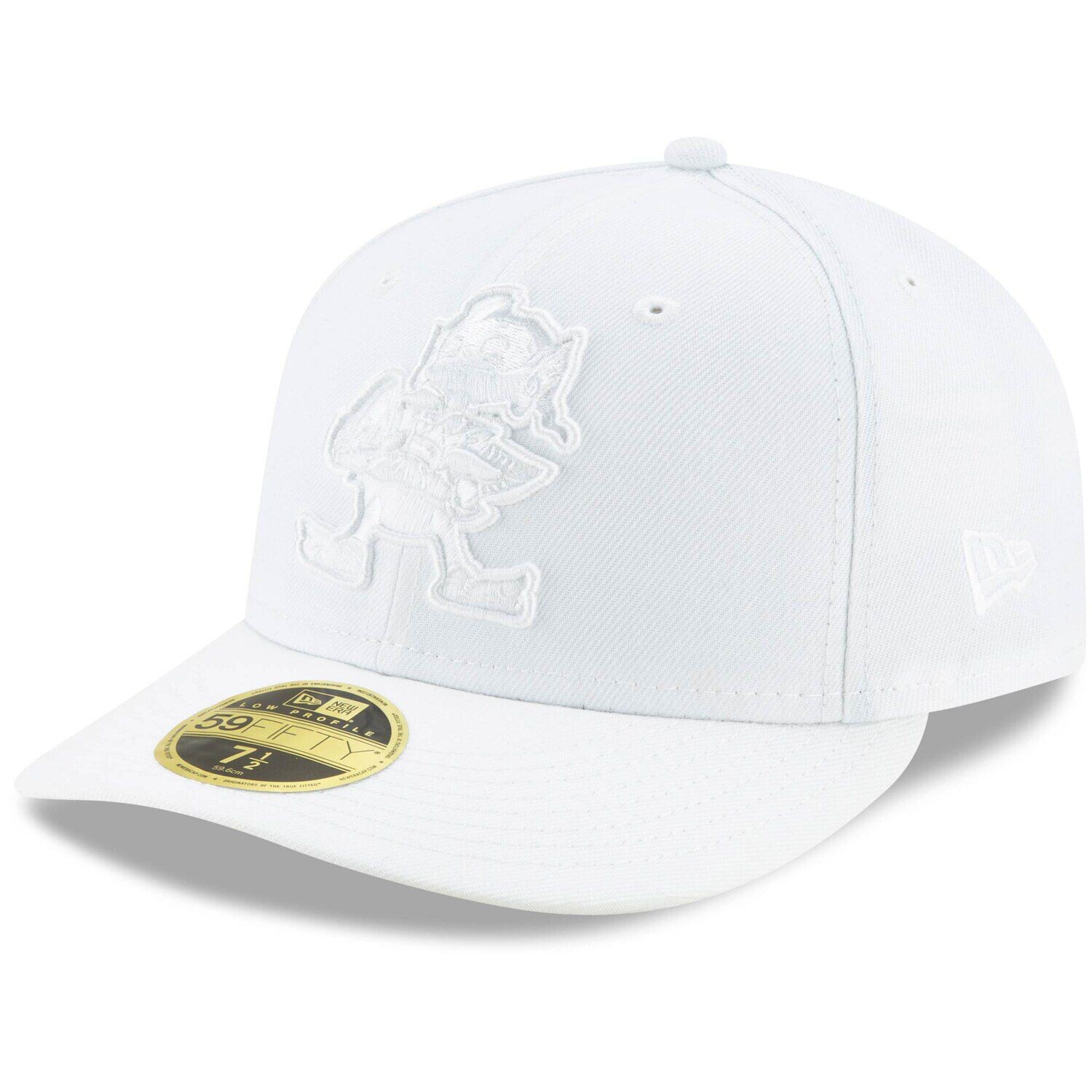 

Мужская приталенная шляпа New Era Cleveland Browns White on White с низким профилем 59FIFTY