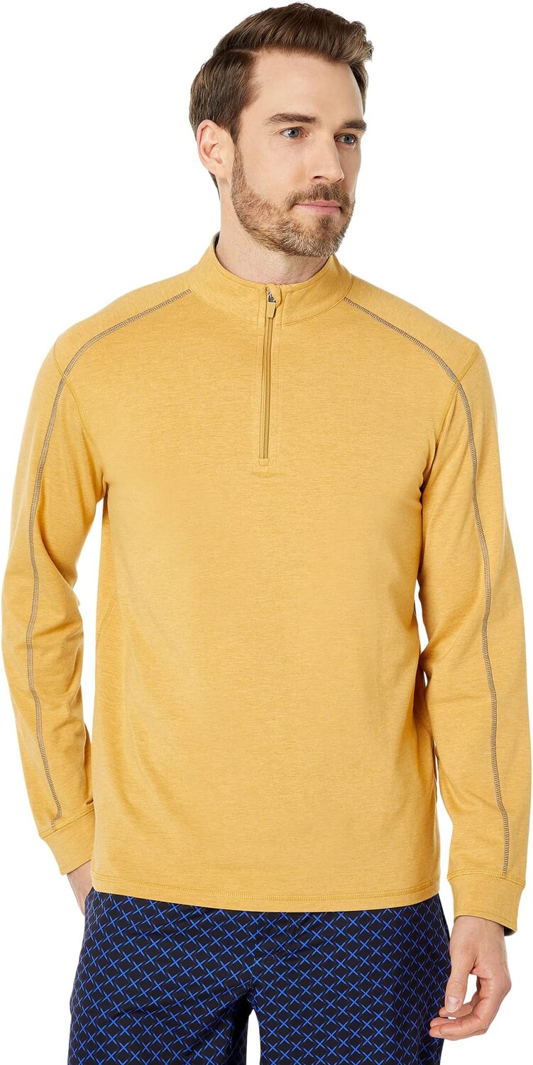 

Кэрроллтон, молния 1/4 tasc Performance, цвет Golden Heather/Storm Grey Stitch