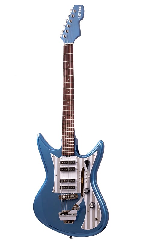 Электрогитара Eastwood Ichiban SharkFin K4L Solid Mahogany Body Bolt-On Maple Neck 6-String Electric Guitar w/Premium Soft Case
