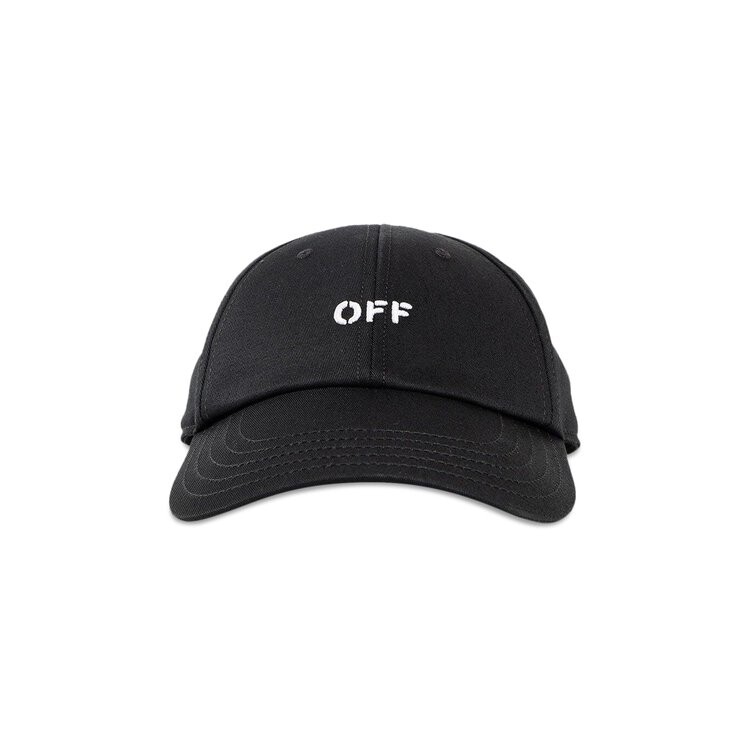 

Бейсболка Off-White Off Stamp Baseball Cap, черный/белый