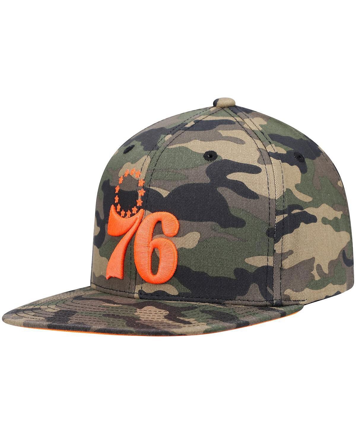 

Мужская камуфляжная кепка Philadelphia 76ers Neon Pop Snapback Mitchell & Ness