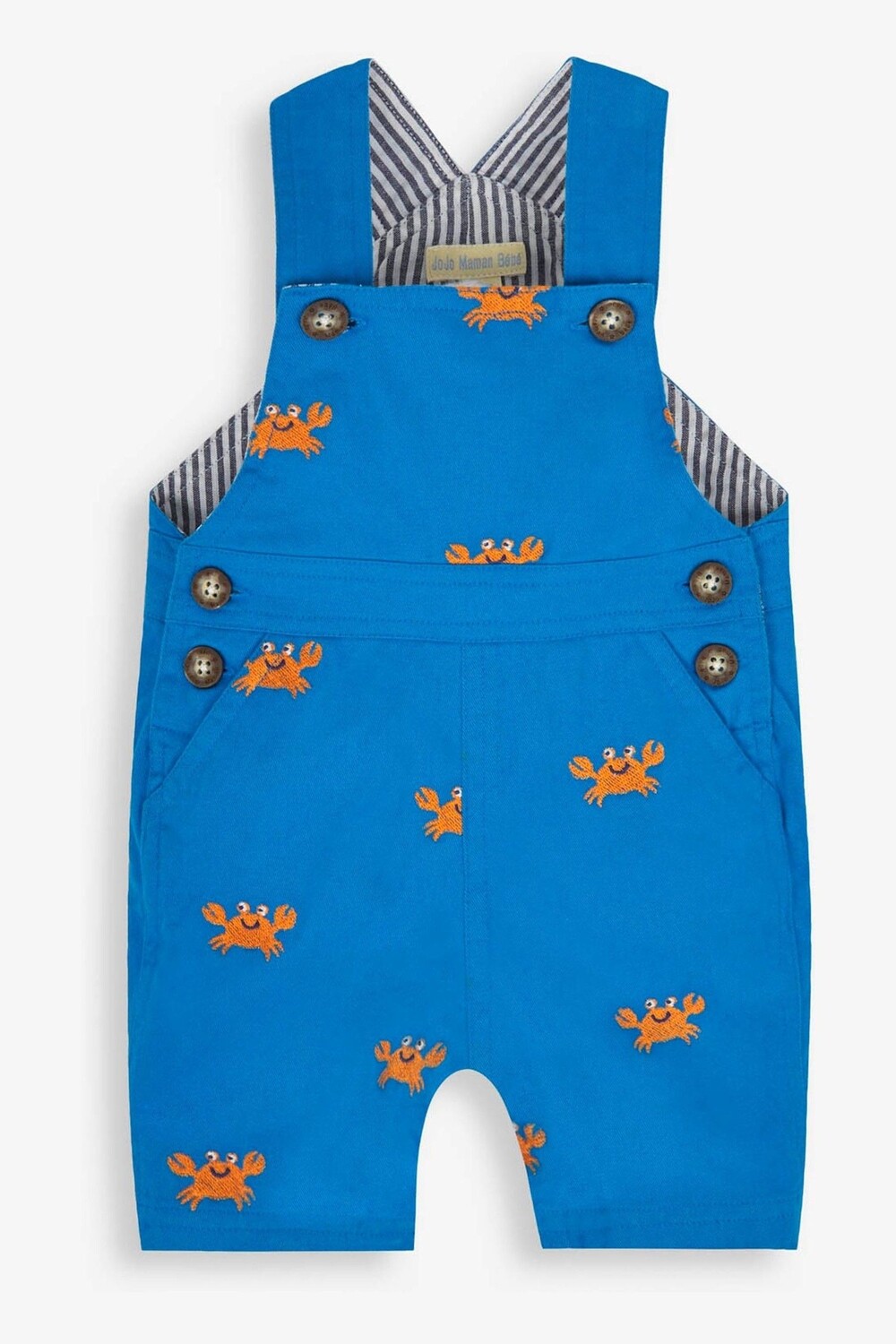 

Короткий комбинезон с вышивкой JoJo Maman Bébé Crab Jojo Maman Bébé, синий