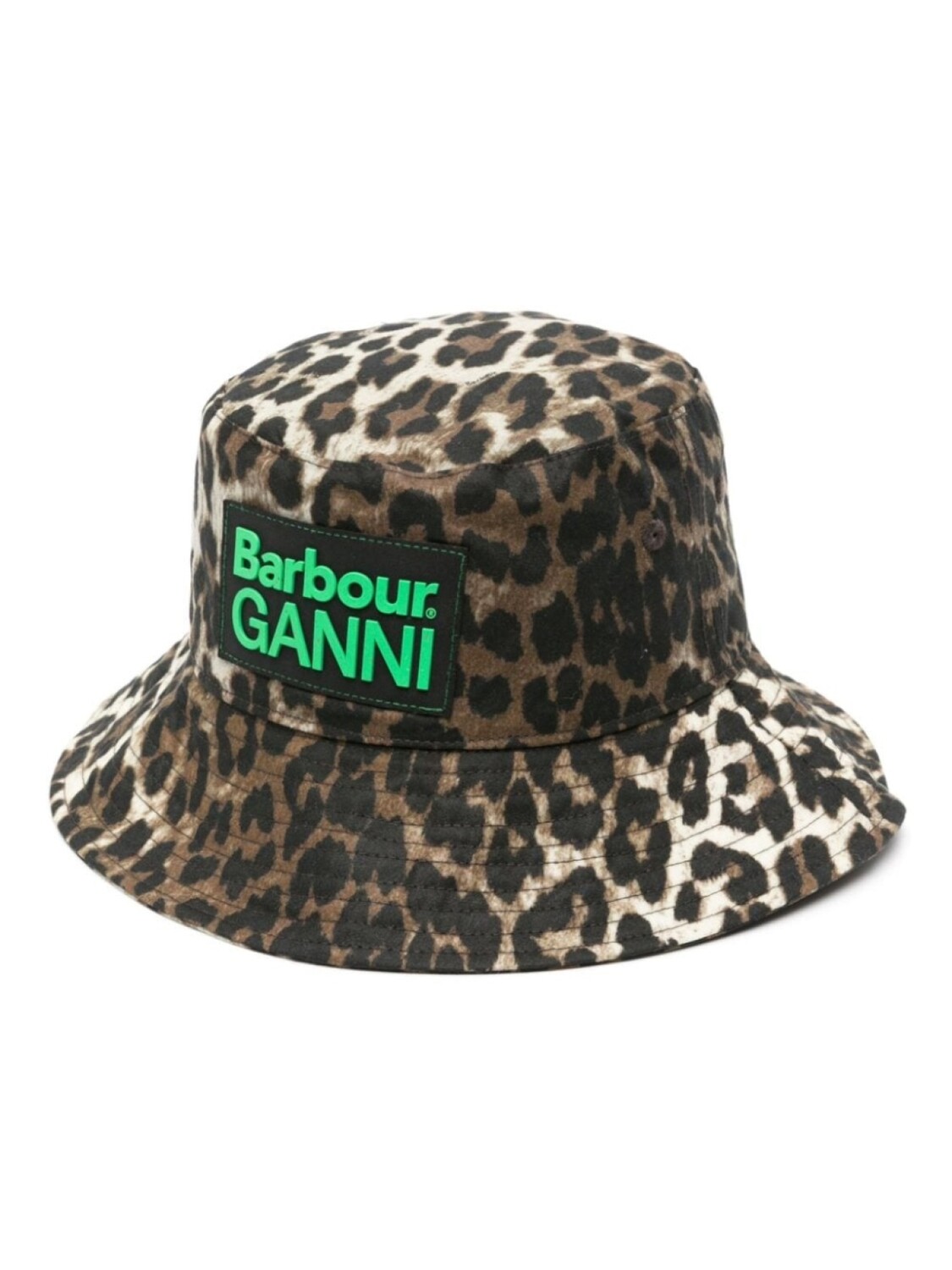 

Barbour панама с леопардовым принтом из коллаборации с Ganni, коричневый
