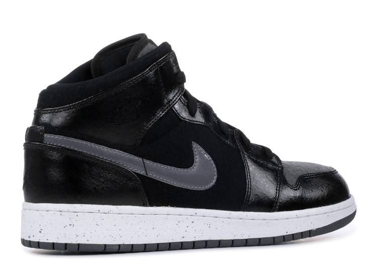 Air jordan 1 mid cheap gs black