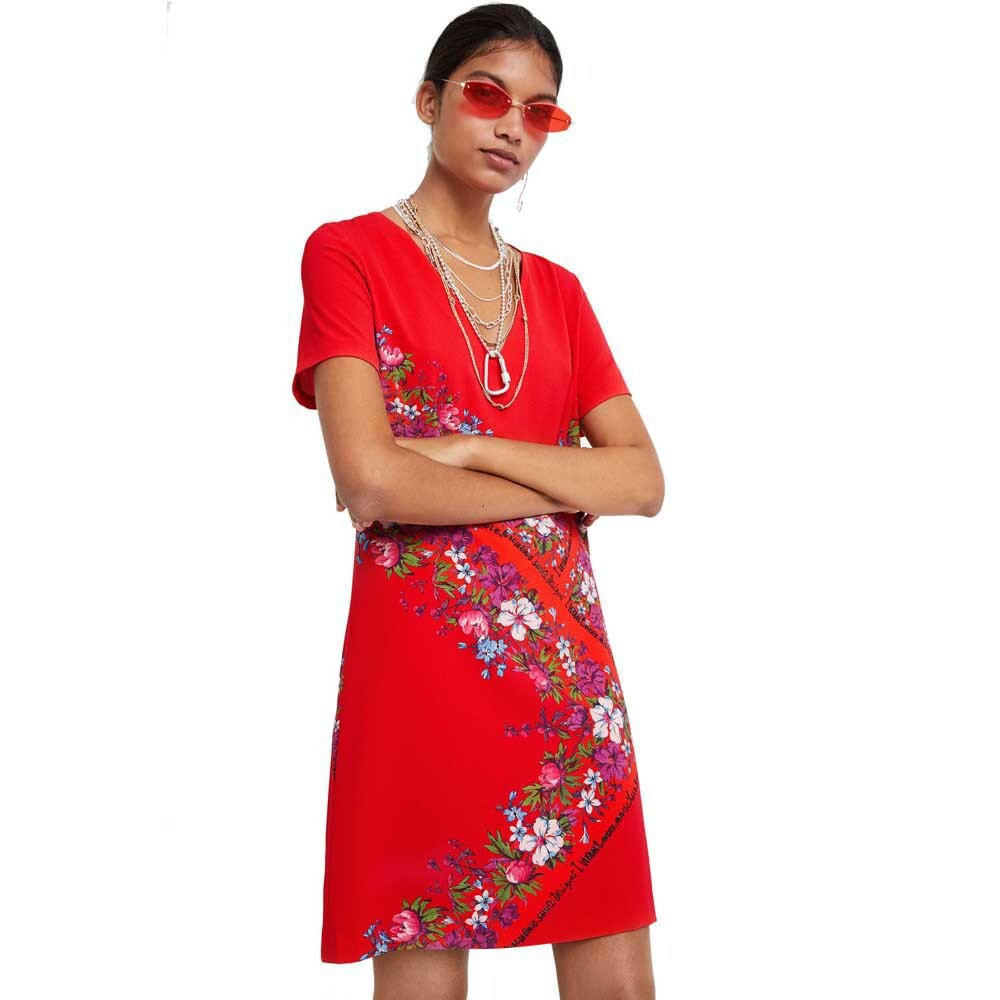 

Короткое платье Desigual Damis, красный