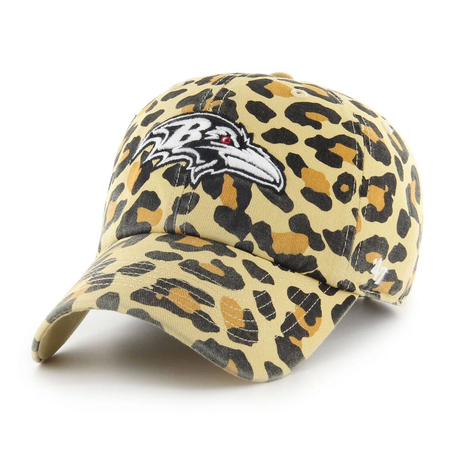 

Женская коричневая регулируемая шляпа Baltimore Ravens Bagheera '47 Clean Up по всей длине