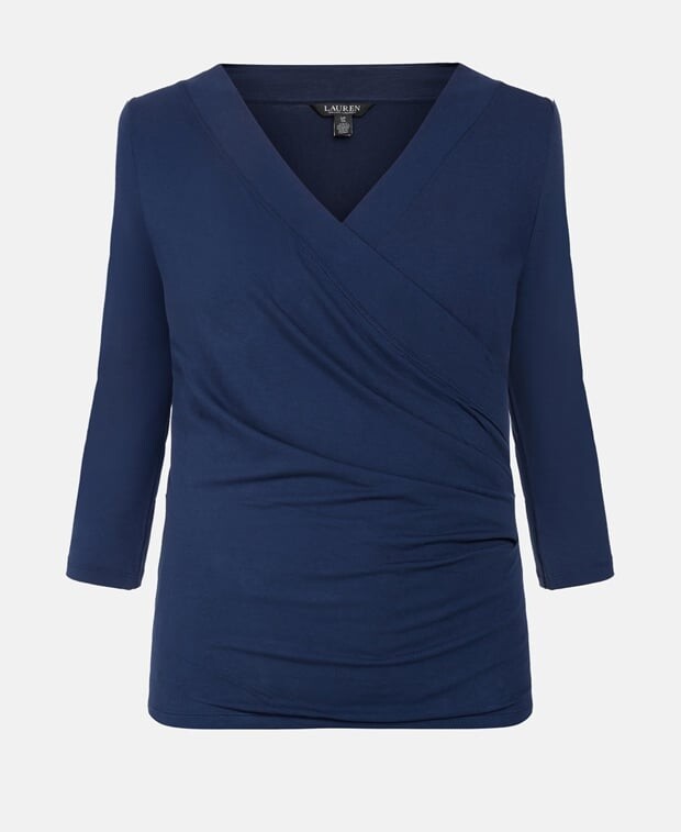 

Топ с длинными рукавами Lauren Ralph Lauren, темно-синий