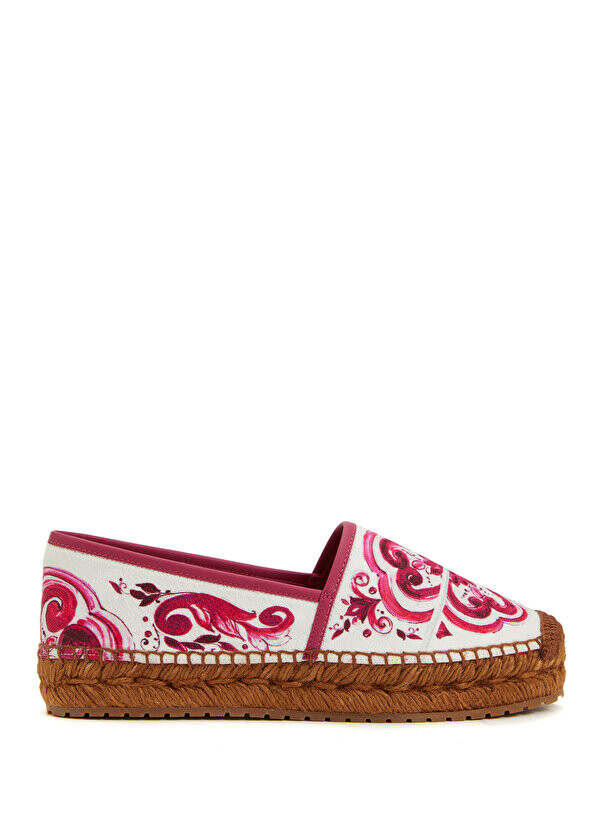

Белые женские эспадрильи majolica fuchsia Dolce&Gabbana