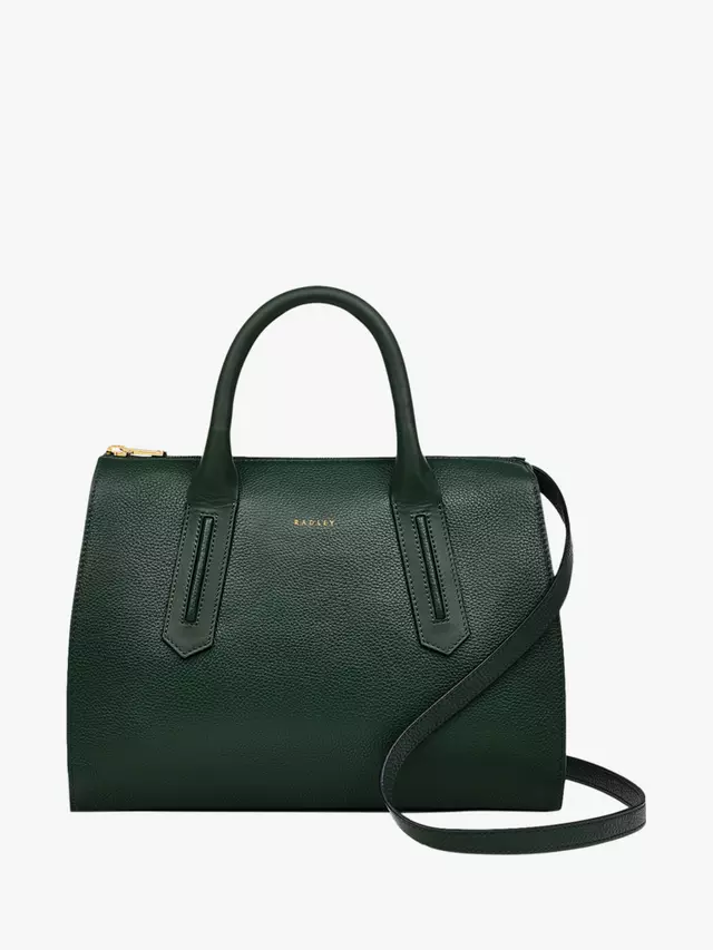 

Сумка Radley Badgers Walk 2.0 Leather Medium Zip Top Grab, цвет dragon