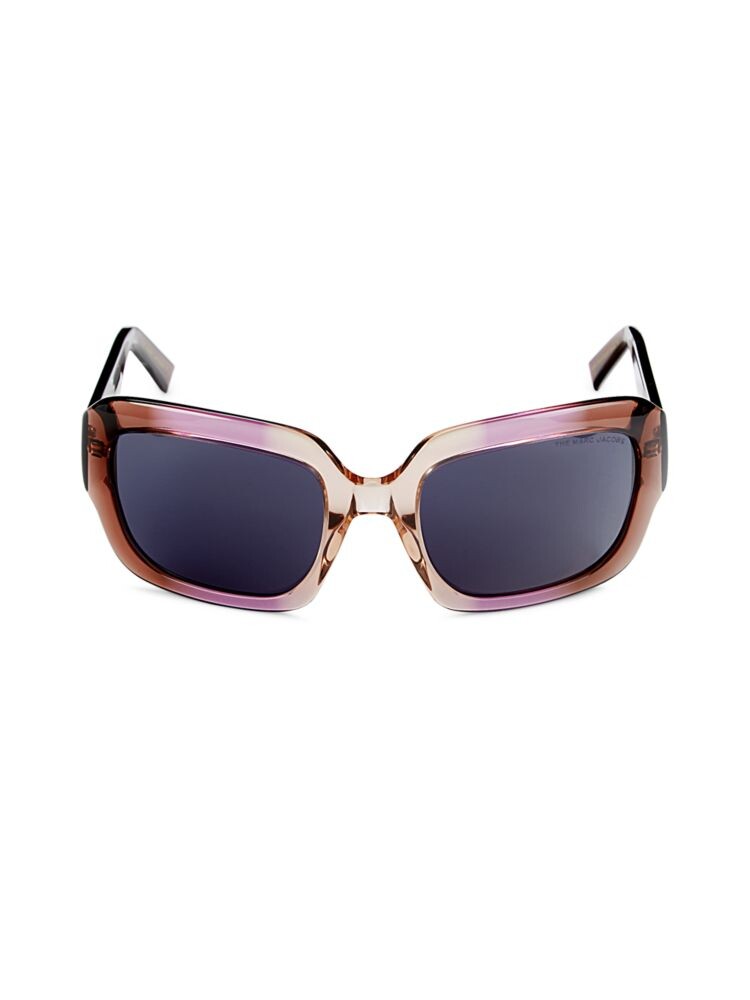 

Квадратные солнцезащитные очки 59MM The Marc Jacobs, цвет Pink Brown