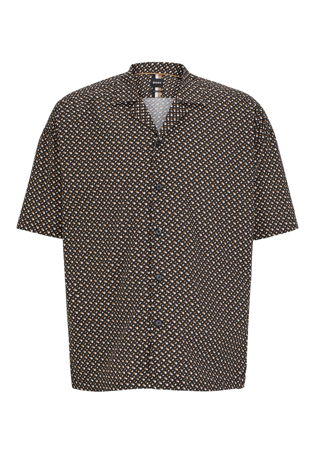 

Рубашка BOSS S-DREW-SH-C1-233 Relaxed Fit, бежевый