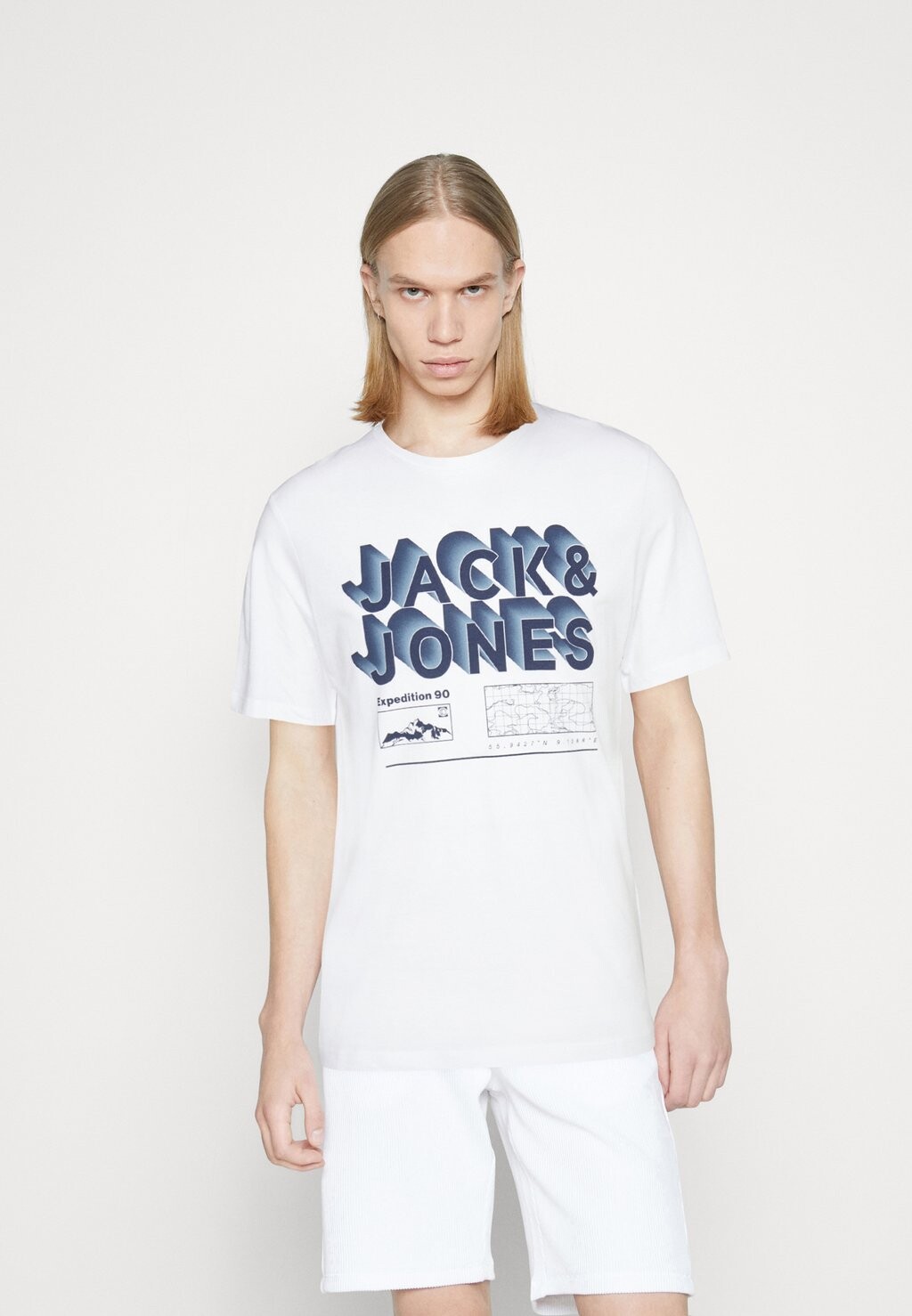 

Футболка с принтом Jack & Jones, белый
