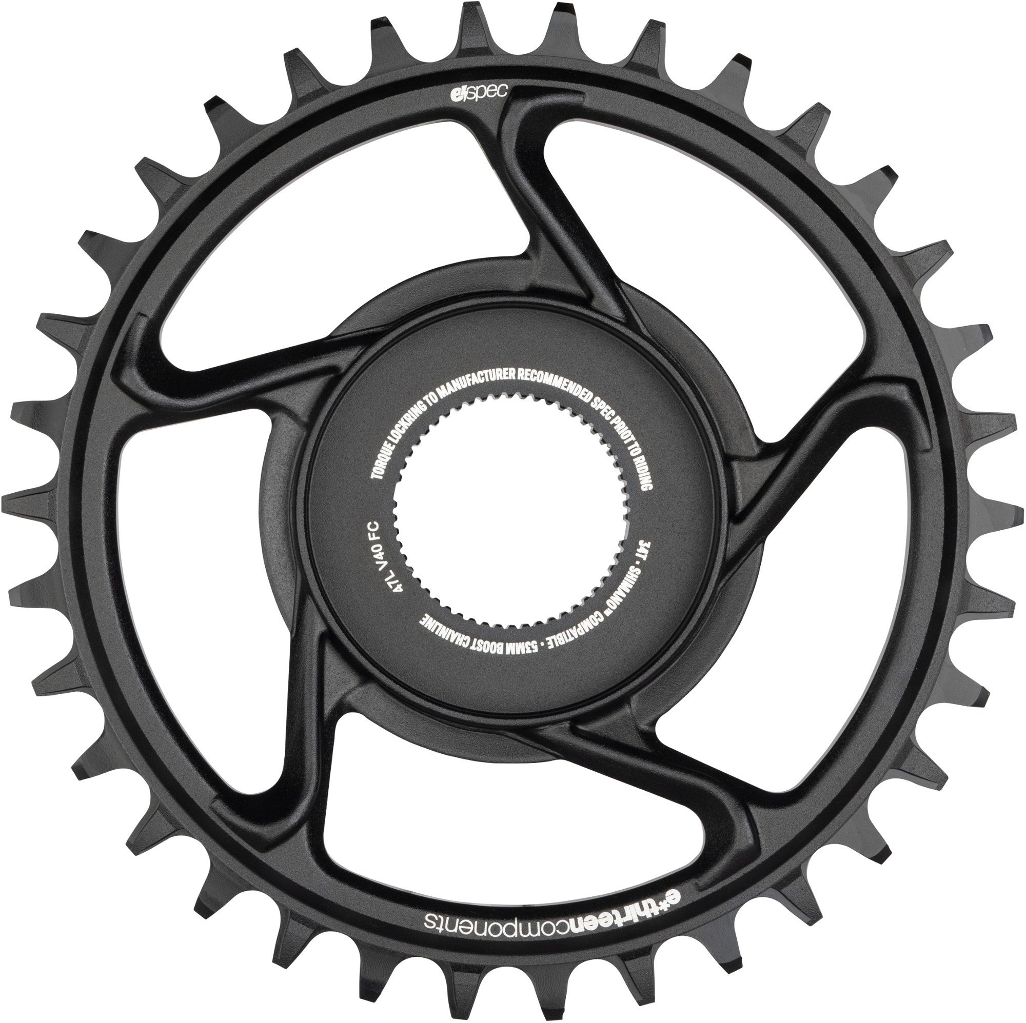 

Звездочка e*spec с прямым креплением для Shimano E8000 ethirteen, черный