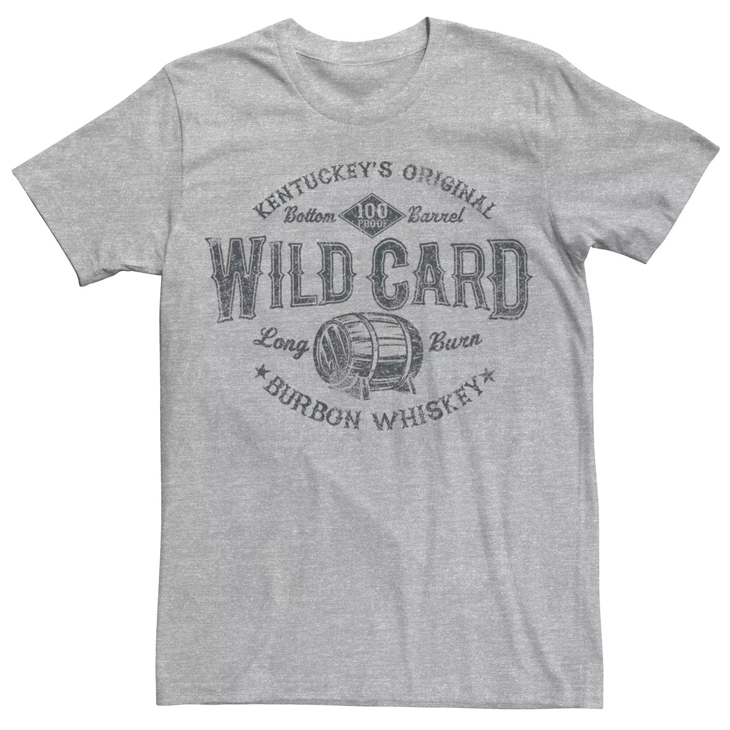 Мужская футболка Wild Card с рисунком виски Licensed Character