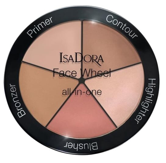 

Палитра для моделирования лица IsaDora 5в1 - Face Wheel all-in-one 18 г