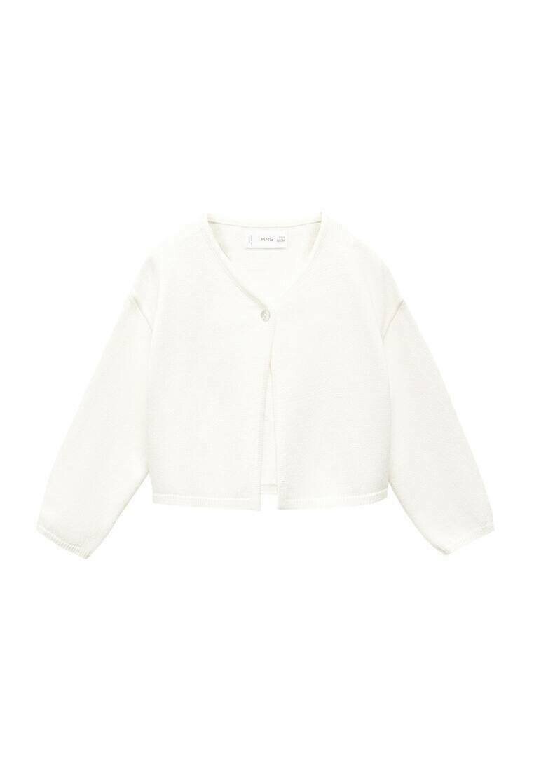 Кардиган MAIAB Mango Kids, цвет off white блузка rosi mango kids цвет off white