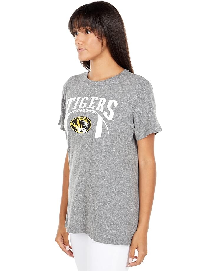 

Футболка Lauren James Missouri Tigers 1/2 Time Short Sleeve Tee, цвет Heather Grey