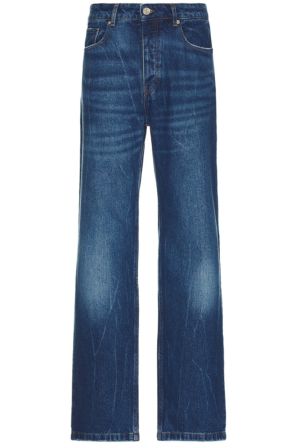 

Джинсы Ami Straight Fit, цвет Used Blue
