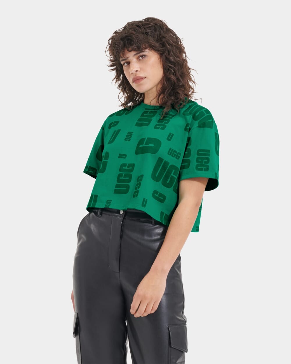 

Футболка Britany Cropped Tee Scatter UGG, зеленый