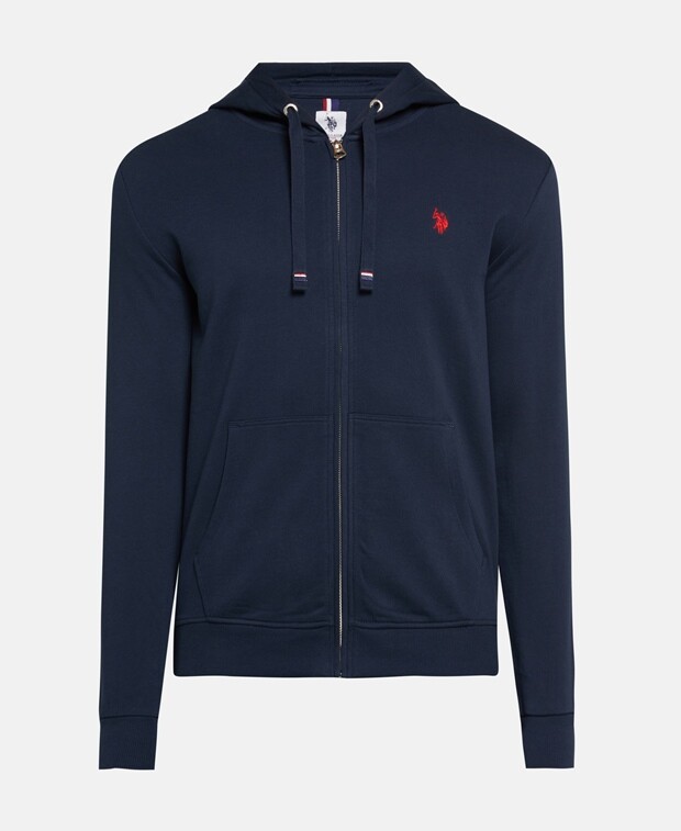 

Толстовка с капюшоном U.S. Polo Assn., темно-синий