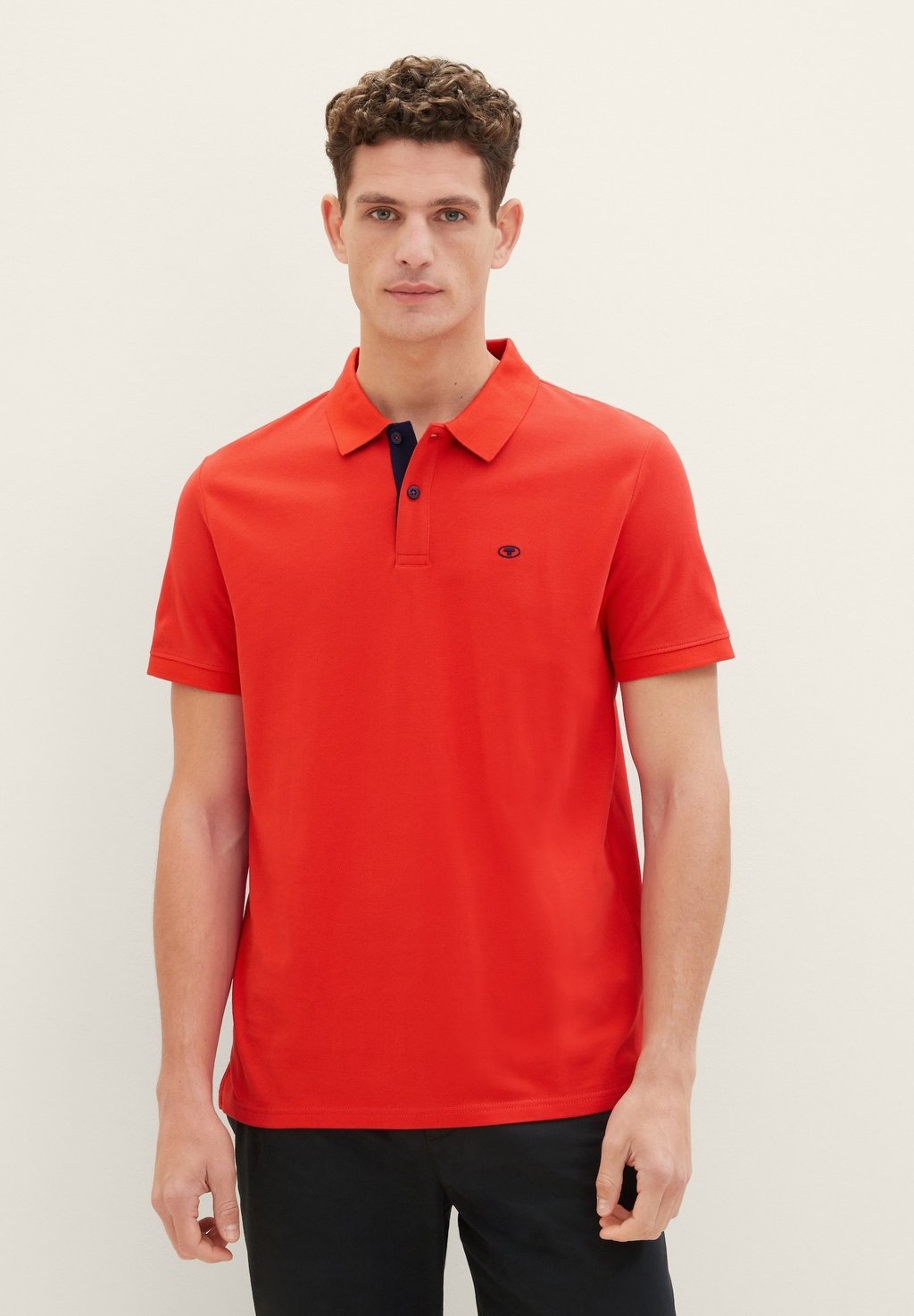 Рубашка-поло TOM TAILOR, цвет basic red