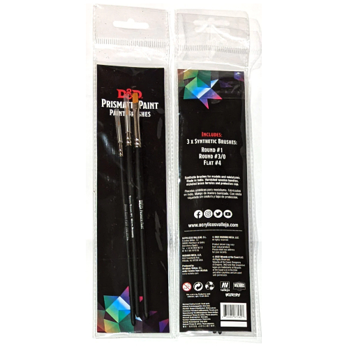 

Кисть D&D Prismatic Paint: 3-Brush Set WizKids