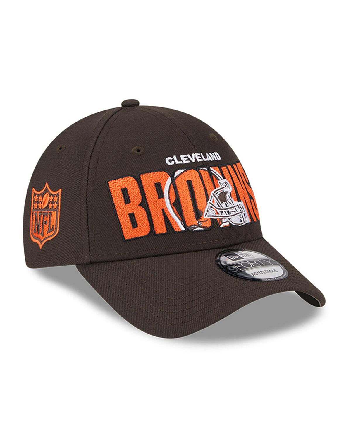 

Мужская коричневая регулируемая кепка Cleveland Browns 2023 NFL Draft 9FORTY New Era