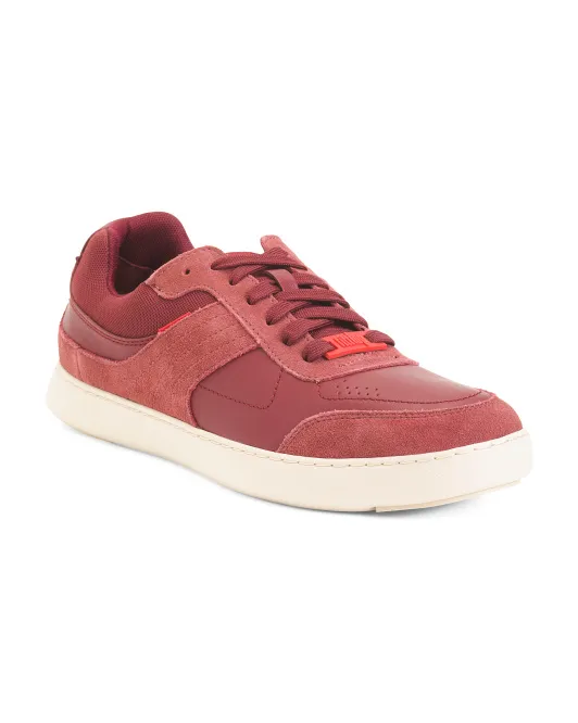 

Мужские кожаные кроссовки Caleb Fitflop, цвет Burgundy