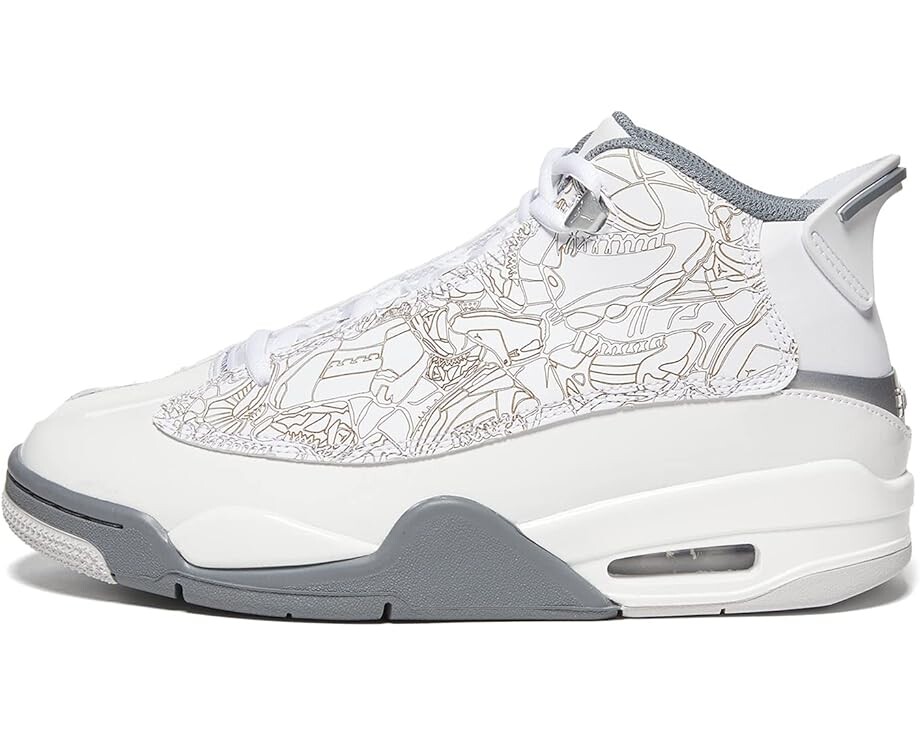 

Кроссовки Jordan Dub Zero, цвет White/Cool Grey/Metallic Silver