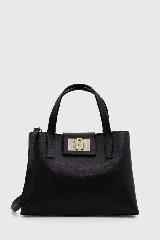

Кожаная сумочка Furla, черный