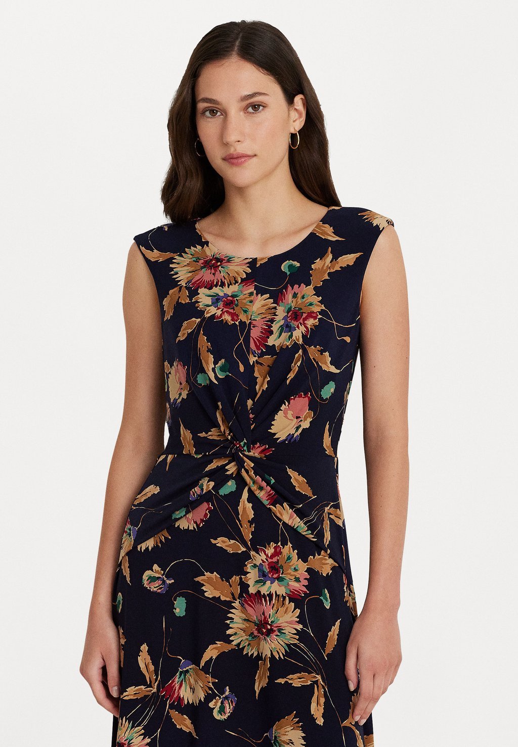 

Платье из джерси TESSANNE SHORT SLEEVE DAY DRESS Ralph Lauren, цвет navy/tan/multi