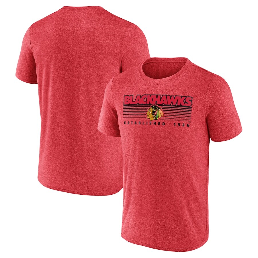 

Футболка с коротким рукавом Fanatics Branded Chicago Blackhawks, красный