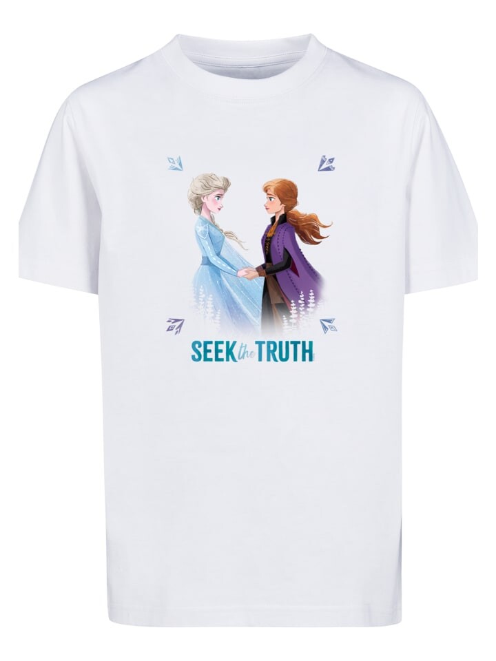

Футболка F4NT4STIC Disney Frozen 2 Elsa And Anna Seek The Truth, белый