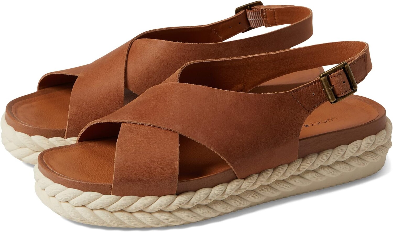

Сандалии на плоской подошве Laythan Lucky Brand, цвет Latte