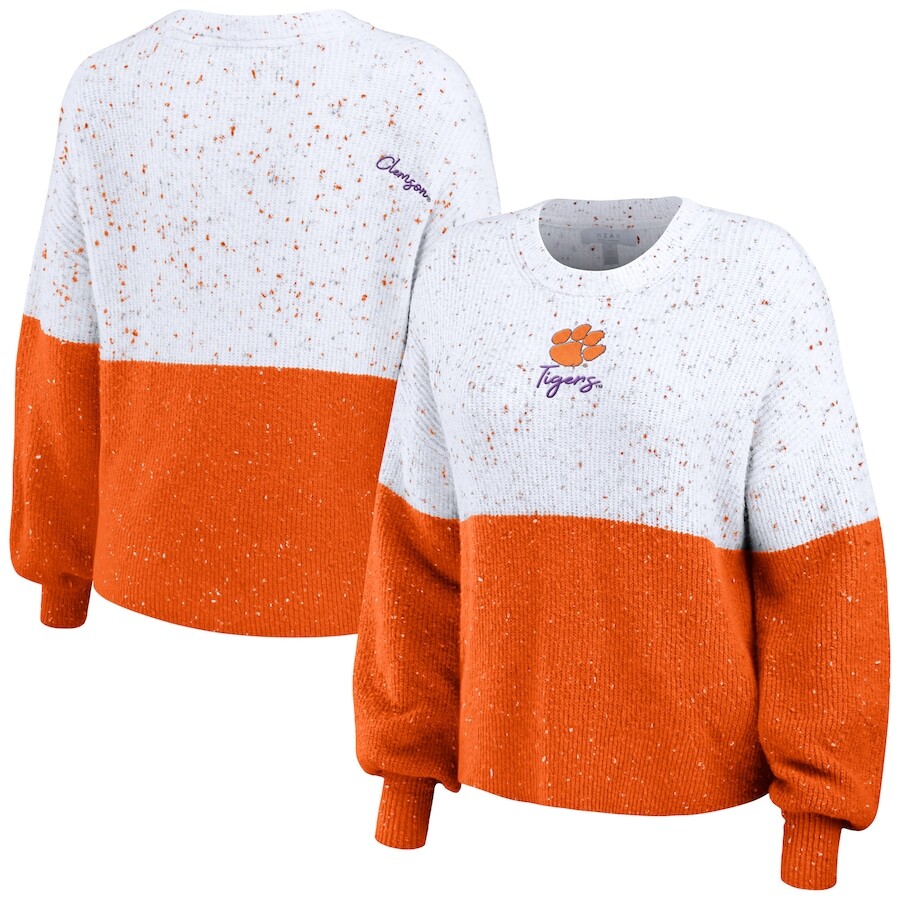 

Свитер WEAR by Erin Andrews Clemson Tigers, белый