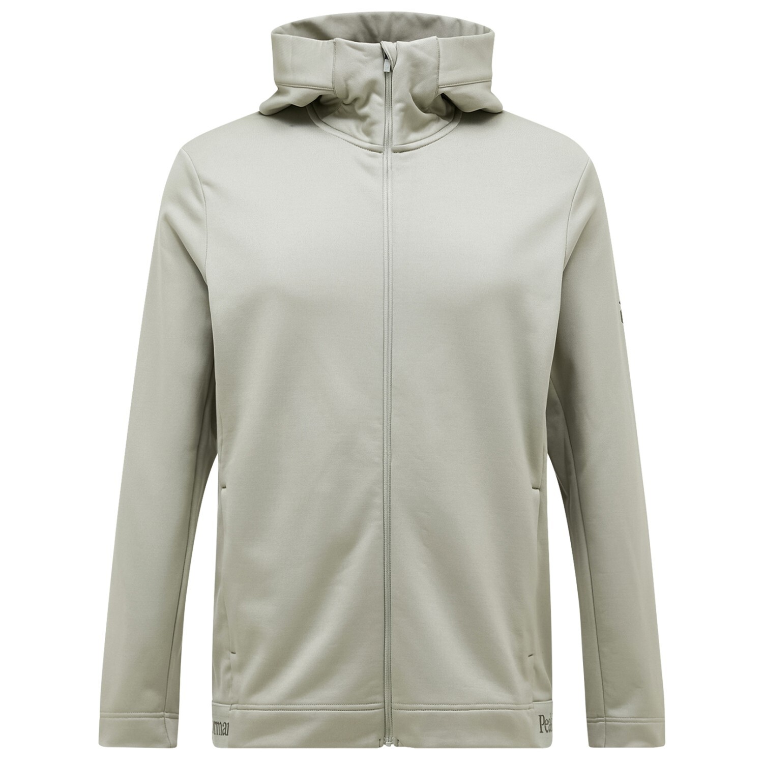 Флисовая жилетка Peak Performance Rider Tech Zip Hood, цвет Limit Green