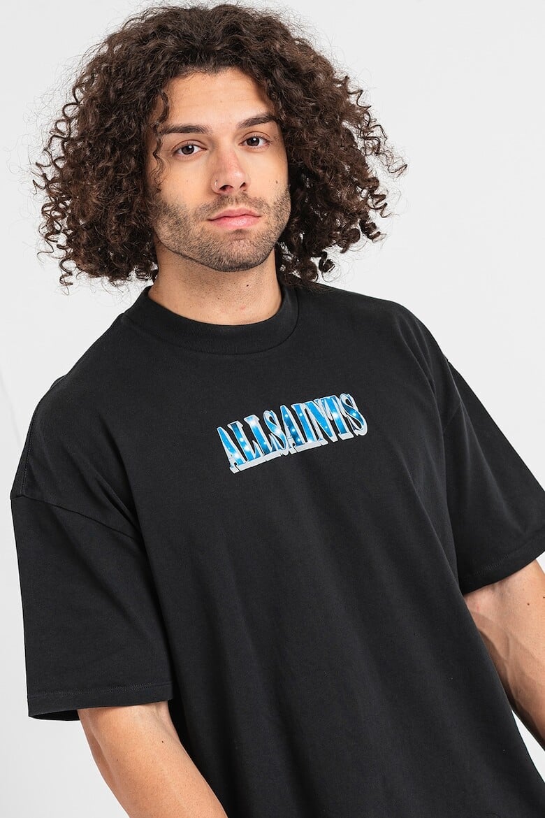 

Футболка с логотипами Allsaints, черный